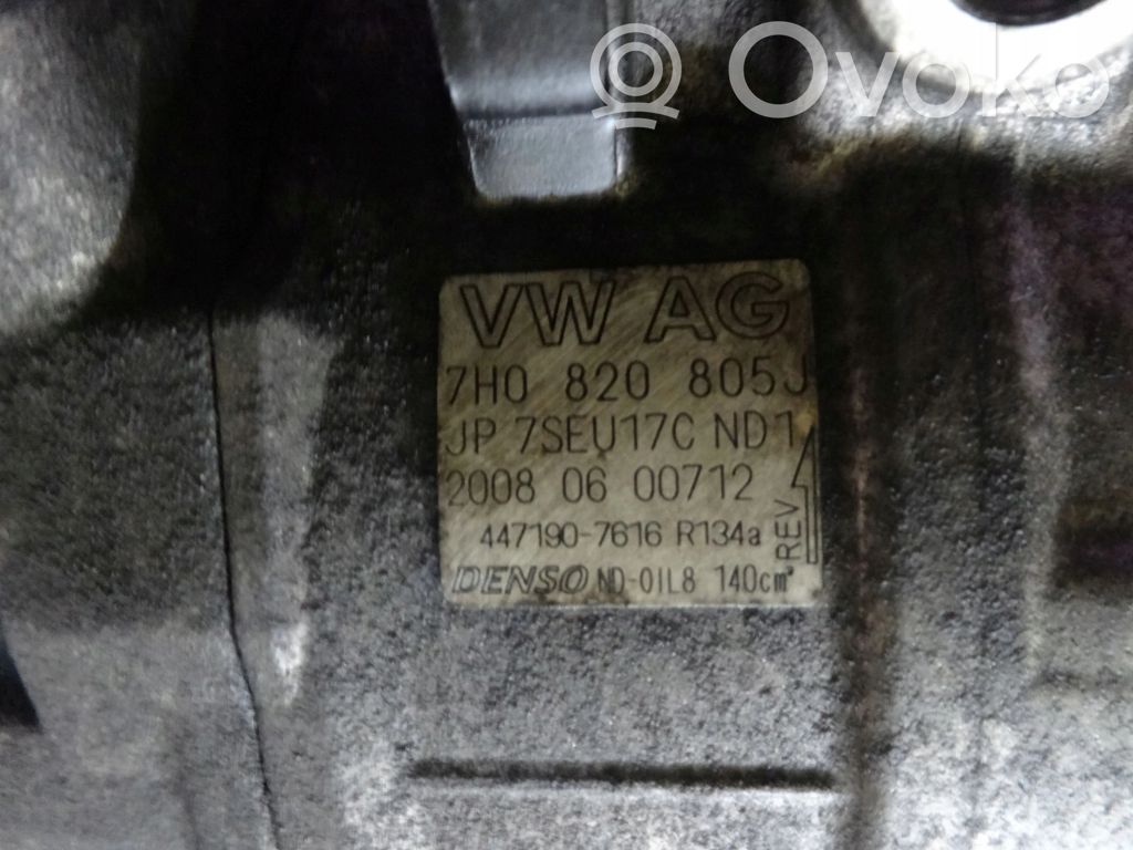Kompresor / Sprężarka klimatyzacji A/C — Volkswagen Touareg I (2002-2009) - obrazek 6