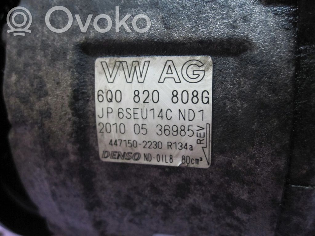 Kompresor / Sprężarka klimatyzacji A/C — Volkswagen Polo V 6R (2009-2011) - obrazek 6